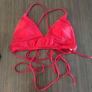 Wrap around bikini top, size Large